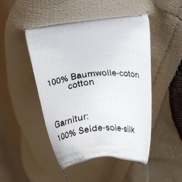 Akris Abstract Earth Tones Print Sleeveless Blouse - Picture 8 of 9